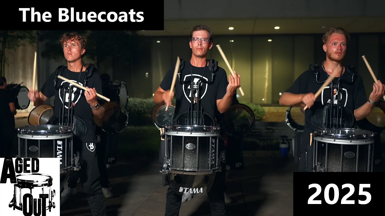 Барабанная линия Bluecoats 2025 || Aged Out Reacts