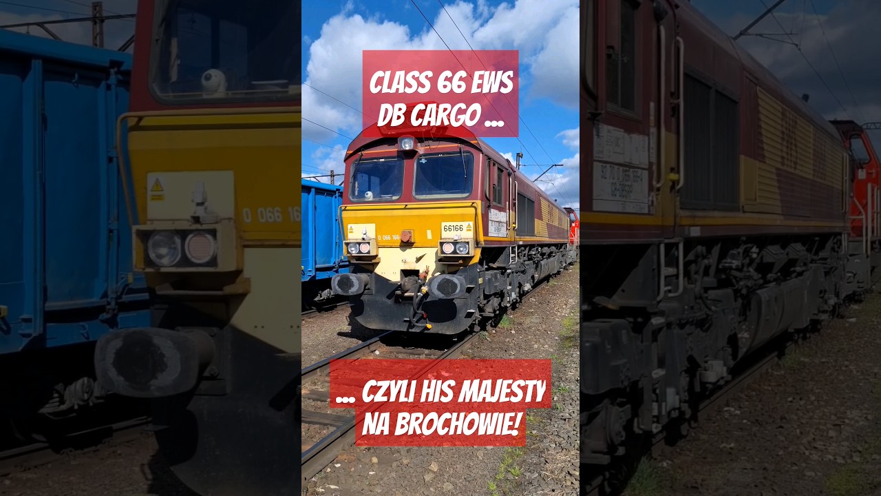 DUET Z CLASS 66 66166 EWS/DB CARGO DZIŚ NA BROCHOWIE!