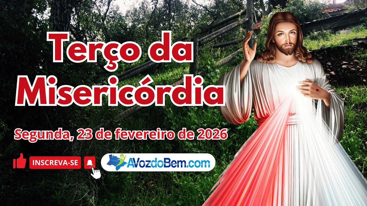 Terço da Misericórdia – 23/02/2026 #terçodamisericórdia #terço.