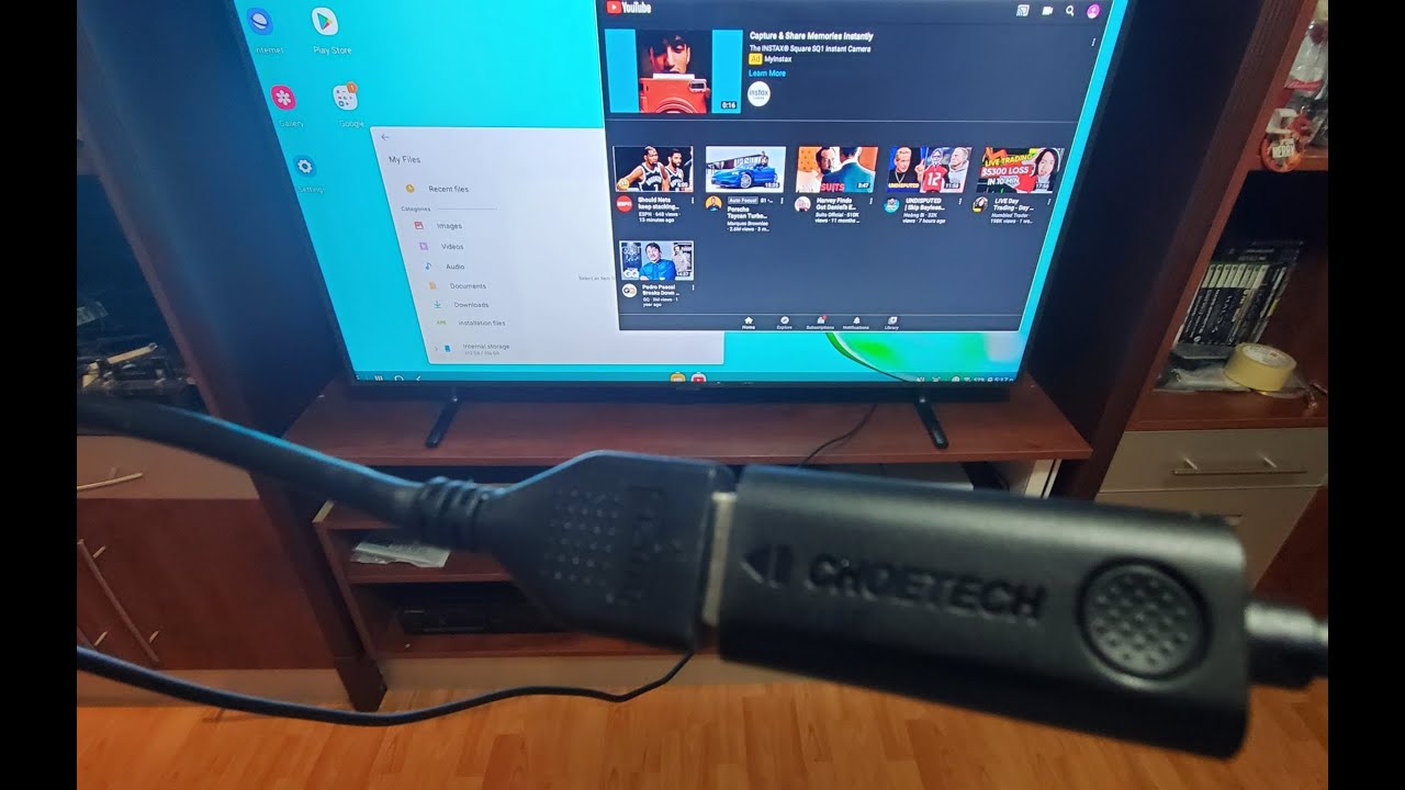 4K USB C To HDMI Adapter Samsung Note 10+ DeX to TV HUB-H04 Choetech Samsung RU8000