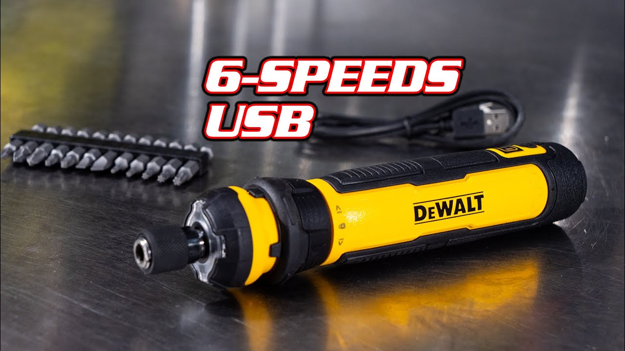 Комплект беспроводной отвертки DEWALT USB 143 дюйм-фунта [DWHT66719]
