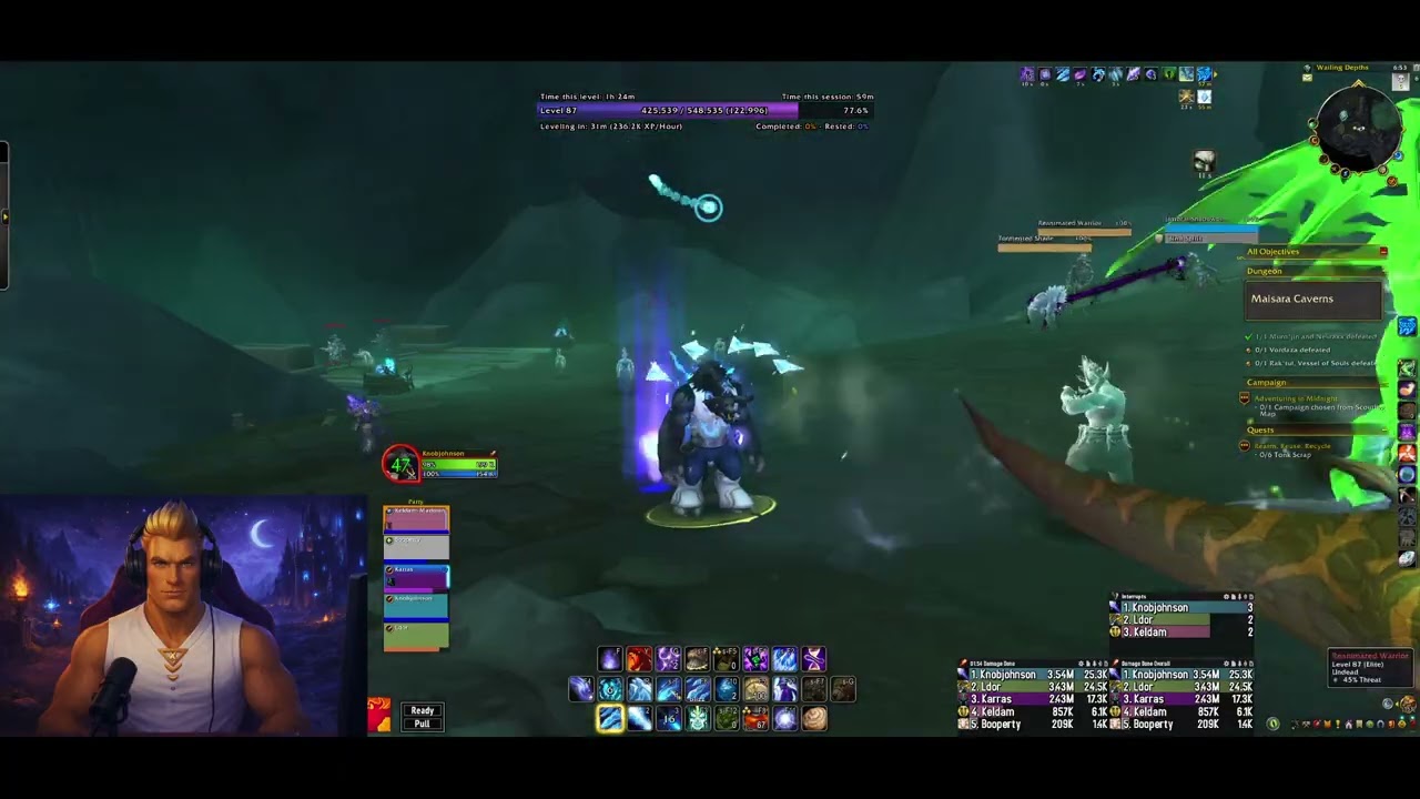 warcraft with bob johnson. in midnight followers dungeon