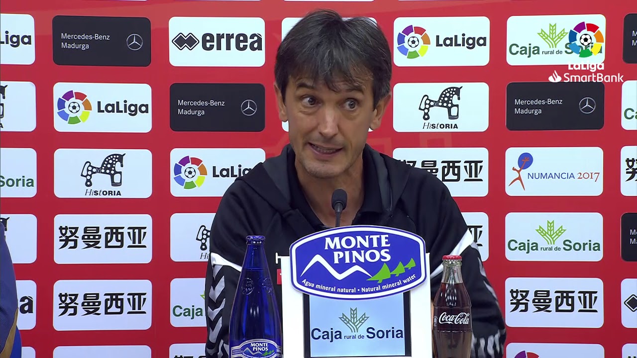 Rueda de prensa de Pacheta tras el CD Numancia vs Elche CF (1-1)