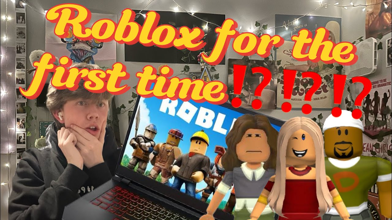 TRYING ROBLOX FOR THE FIRST TIME (AND LAST). ⁉️⁉️⁉️