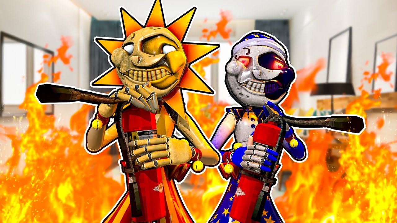 Sun and Moon's DAYCARE on FIRE in VRCHAT