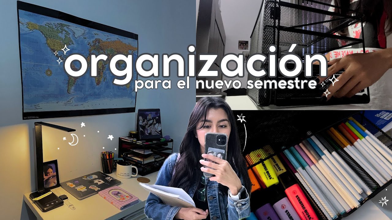 preparación & organización para un nuevo semestre 2025 (tour de mi escritorio, papelería, etc…)📚
