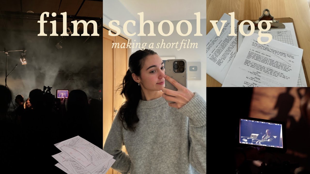 film school vlog | behind the scenes of making a student film