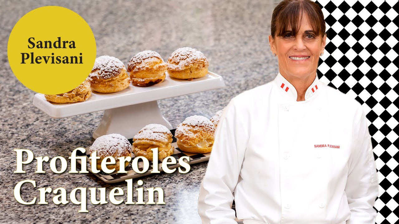 Profiteroles Craquelin paso a paso | Sandra Plevisani