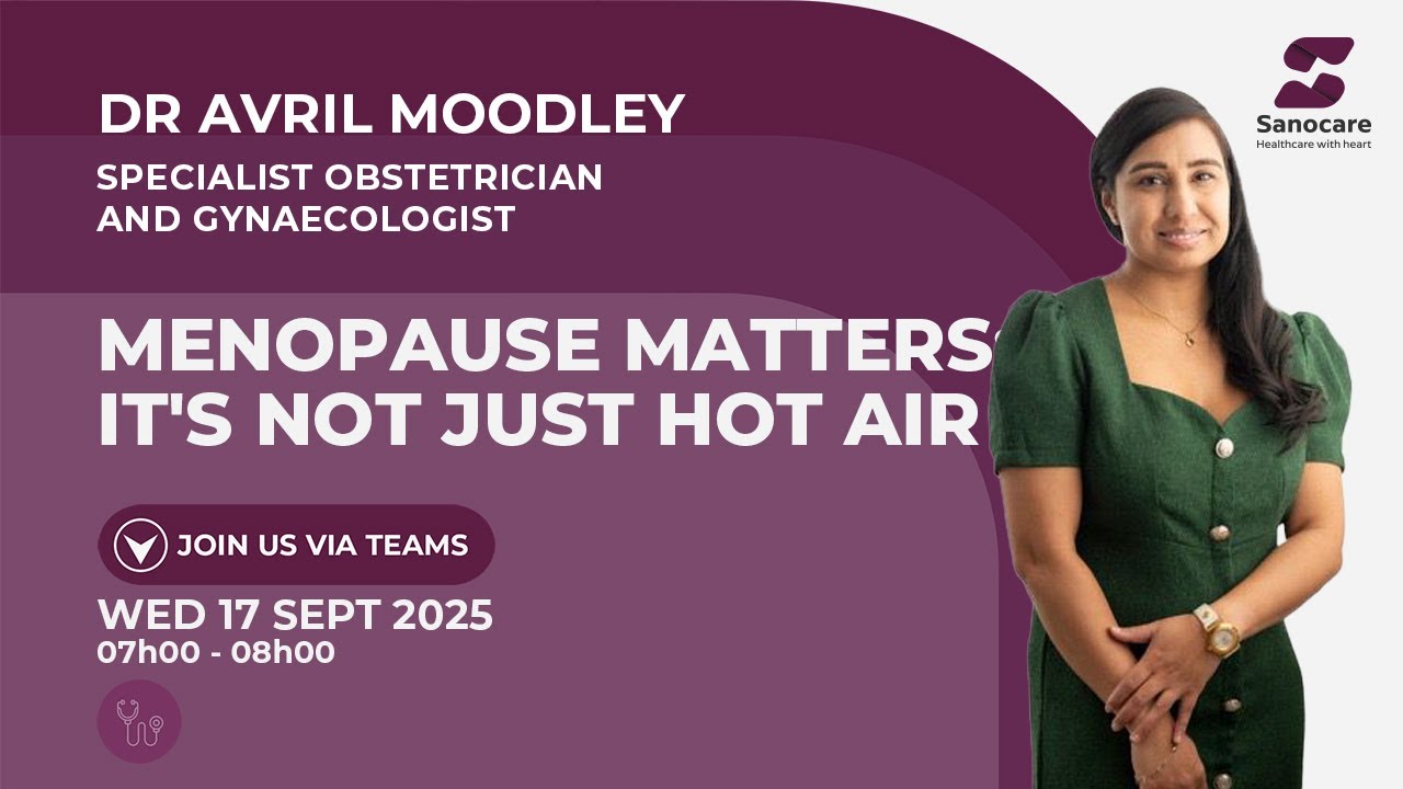 Sanocare Breath of Hope with Dr. Avril Moodley on Menopause Matters