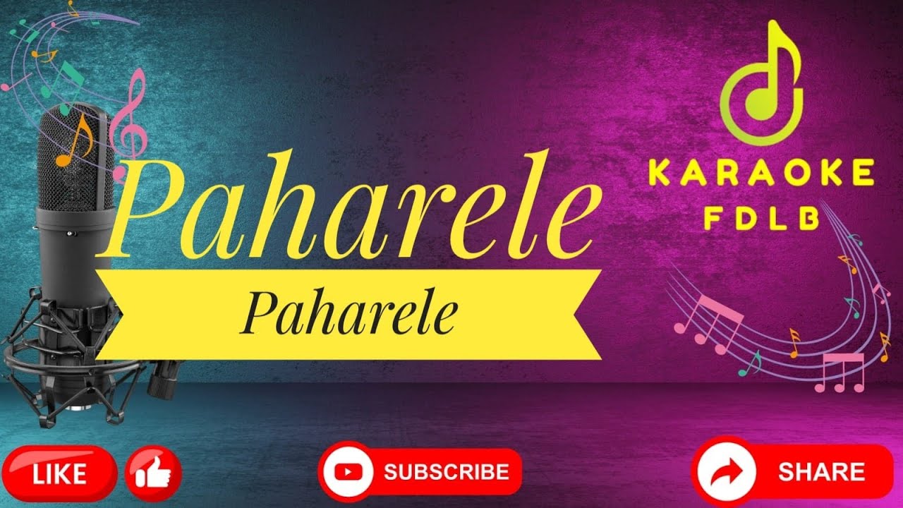 Paharele, paharele  //Karaoke//Versuri//Negative//Populara