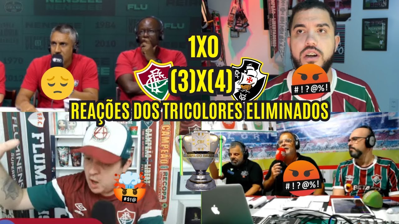 REAÇÕES DOS TRICOLORES REVOLTADOS COM ELIMINAÇÃO DA COPA DO BRASIL PRO VASCO - COPA DO BRASIL 2025