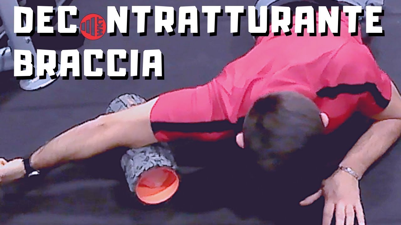 foam roller DECONTRATTURANTE BRACCIA e SCHIENA