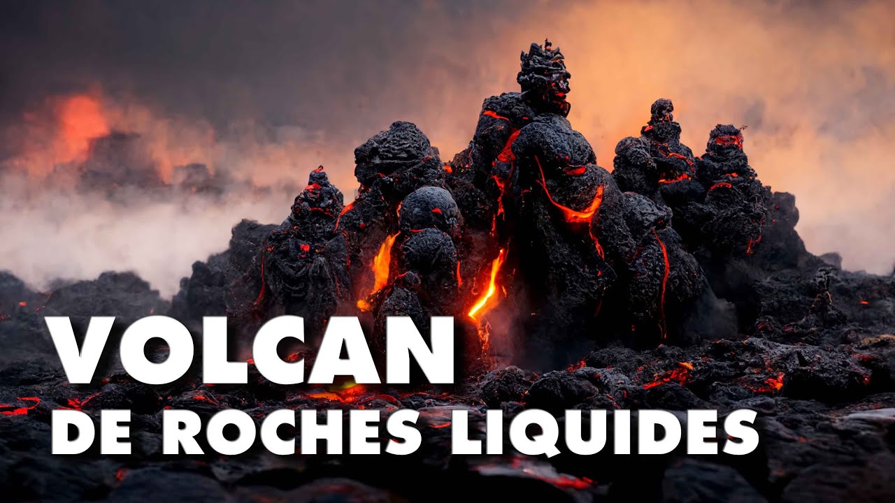 Le point chaud de l'île de la réunion: 7000 mètres de roches liquides !