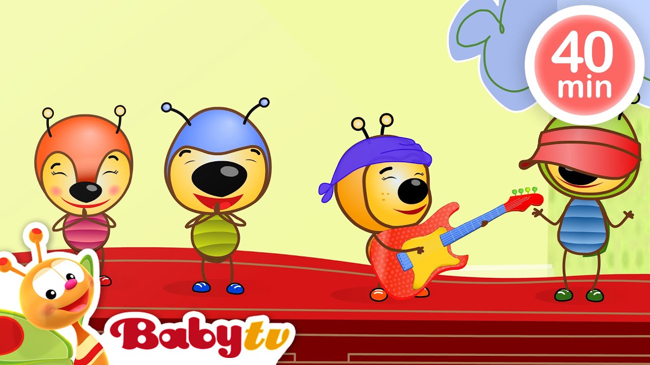 Animal sounds for kids 🎶| Hide and Seek with the Ladybugs 🐞 @BabyTV