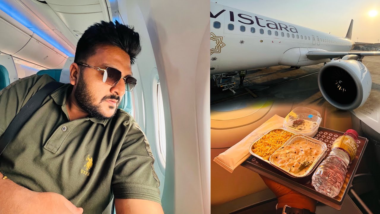 ₹3000 mein Vistara ka Luxurious Service & food || Mumbai to Bhubaneswar to Kolkata