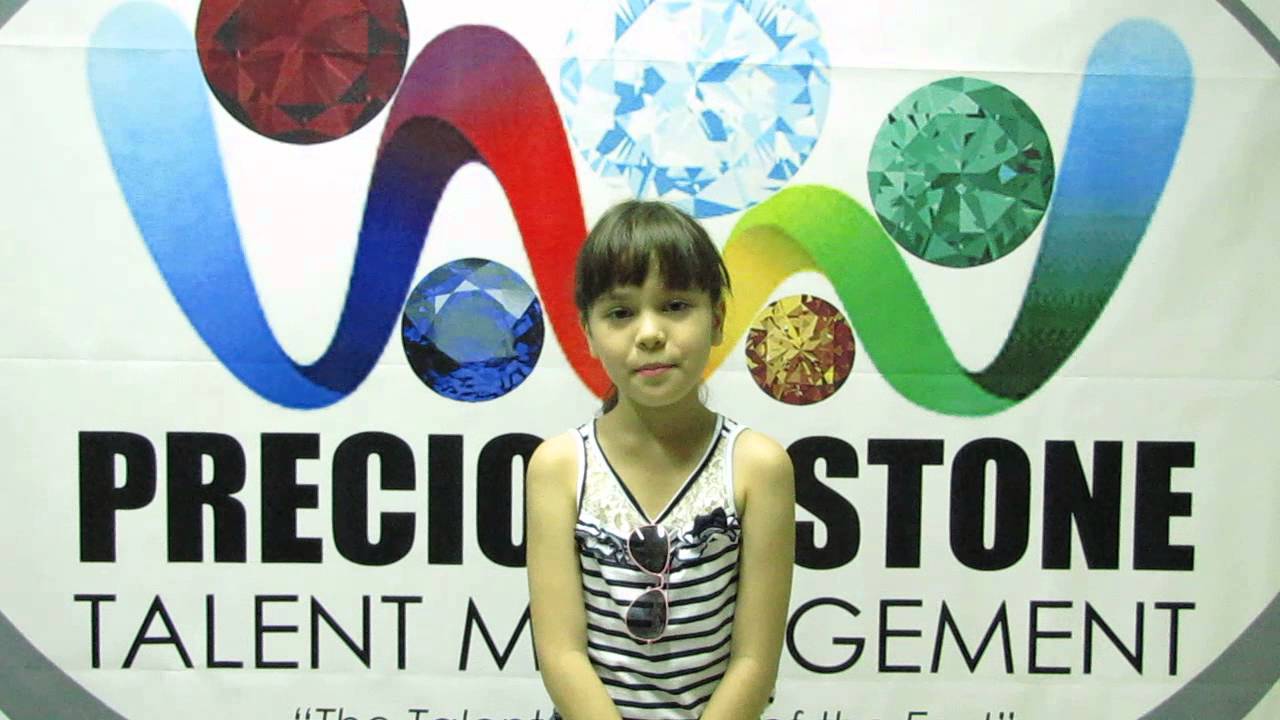 Mona Louise Rey VTR at Precious Stone Talent Management Office