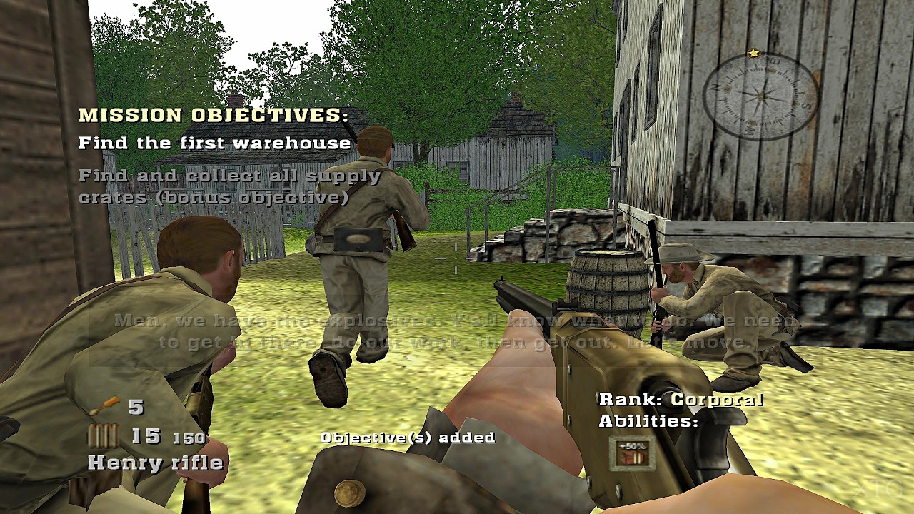 The History Channel: Секретная миссия Гражданской войны для PS2, геймплей HD (PCSX2 v2.0)