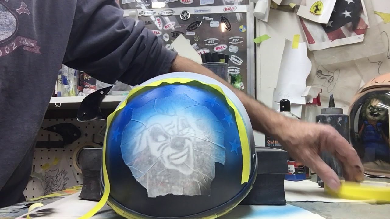 Airbrushing Flag Made Easy
