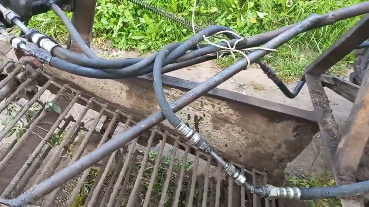 Транспортерная картофелекопалка своими руками Часть2