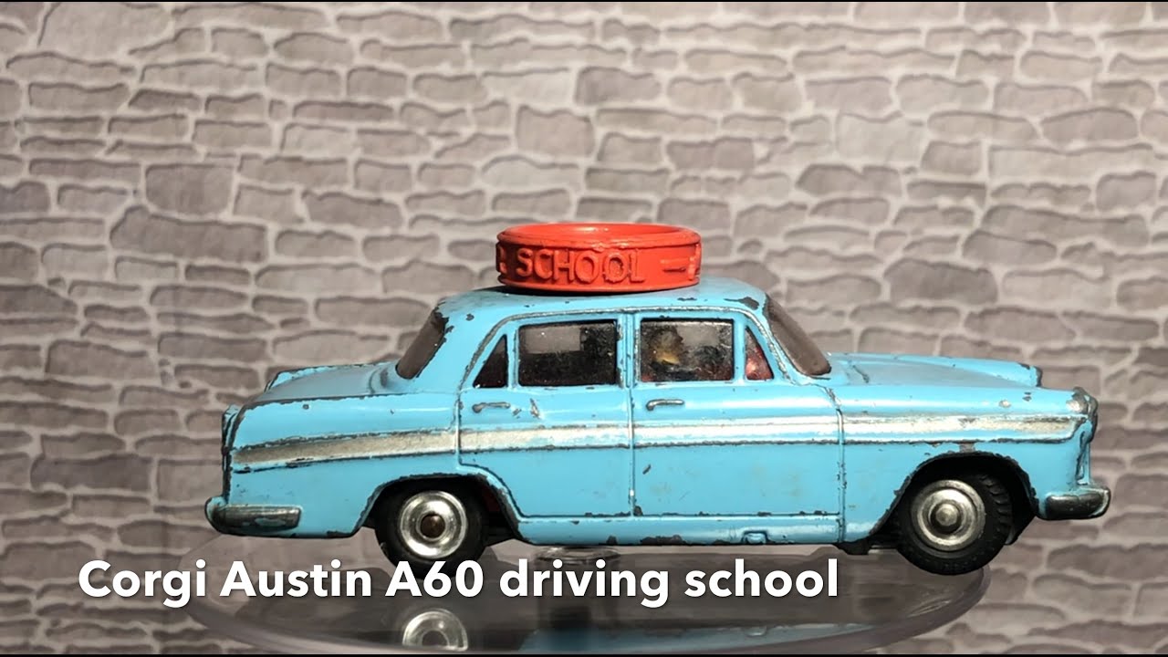 corgi A60 driving school car
