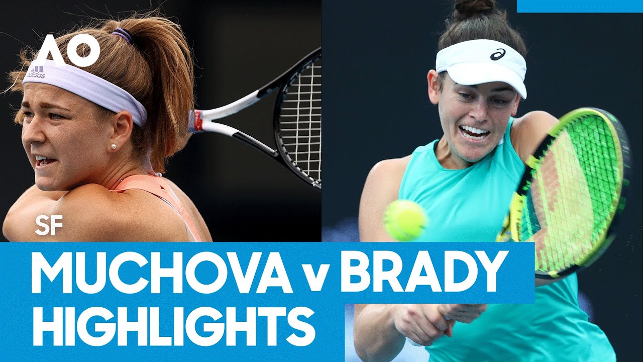 Karolina Muchova vs Jennifer Brady Match Highlights (SF) | Australian Open 2021