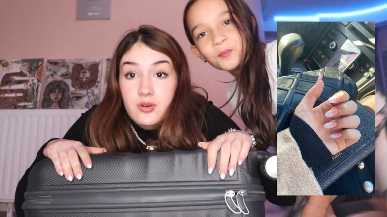 Facem bagajul pentru plecarea la munte si mergem la unghii | Vlogmas 1