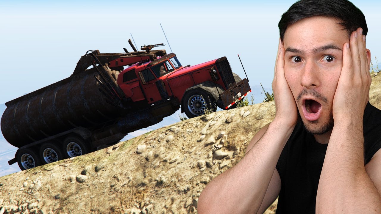 ИЗКАЧВАМ НАЙ-ГОЛЯМАТА ПЛАНИНА С ЦИСТЕРНА..😭GTA 5 Трансформиращи състезания