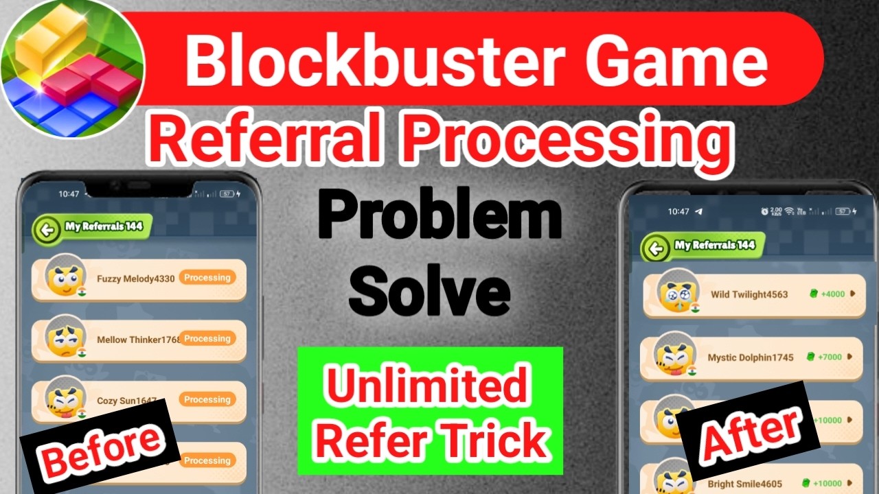 Blockbuster Game Referral Processing Problem | Blockbuster Game Withdrawal | Blockbuster Game