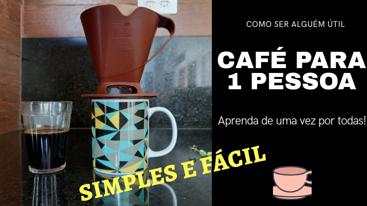 Como FAZER CAF&Eacute; para uma pessoa na CANECA! 😱😱 (A medida mais f&aacute;cil que voc&ecirc; j&aacute; viu!)