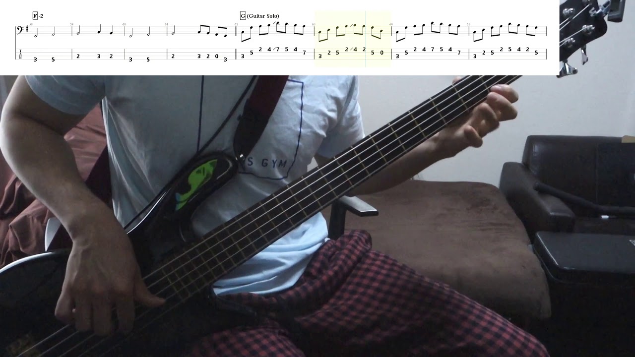 toconoma - Sunny【Bass Cover + TAB】
