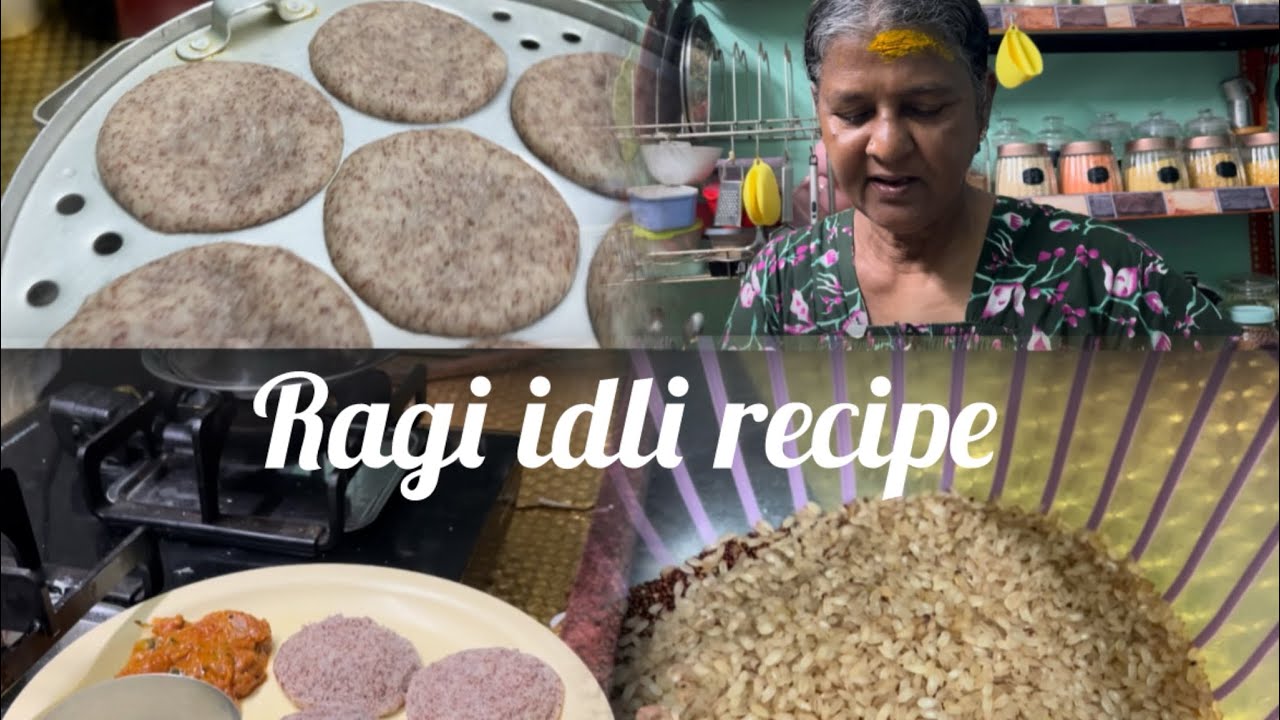 Ragi idli recipe in tamil | Vettulaiey healthy ah ragi idli 
