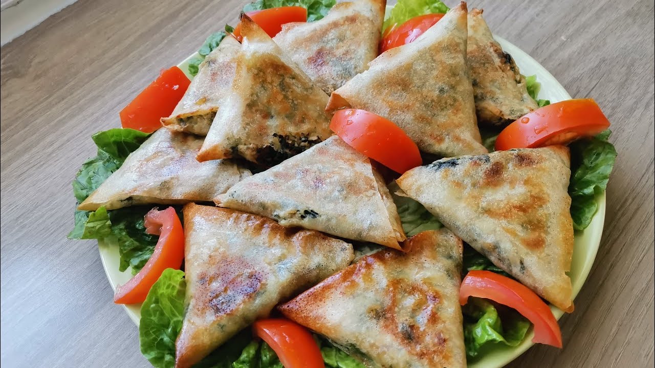 briouates  épinards et viande hachée ) très facile et rapide 🥬 👍