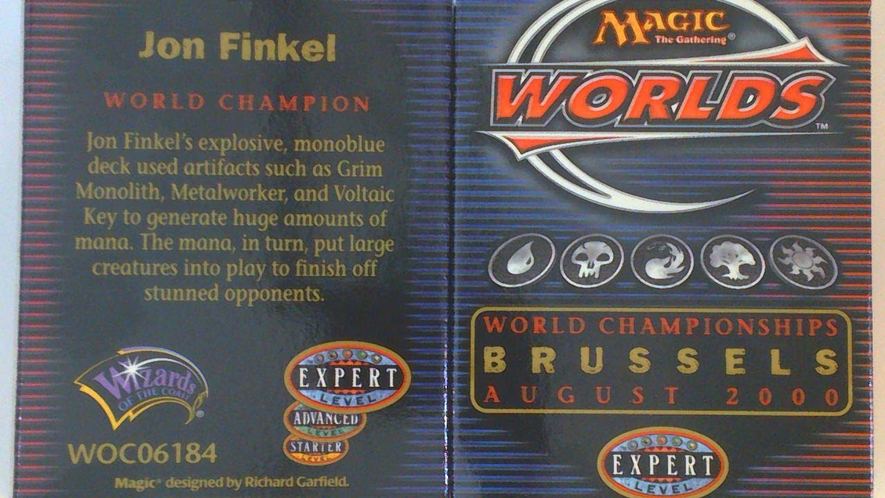 Колода для Чемпионата мира по Magic: The Gathering 2000 &mdash; Чемпион Джон Финкель #ThrowbackThursday 33