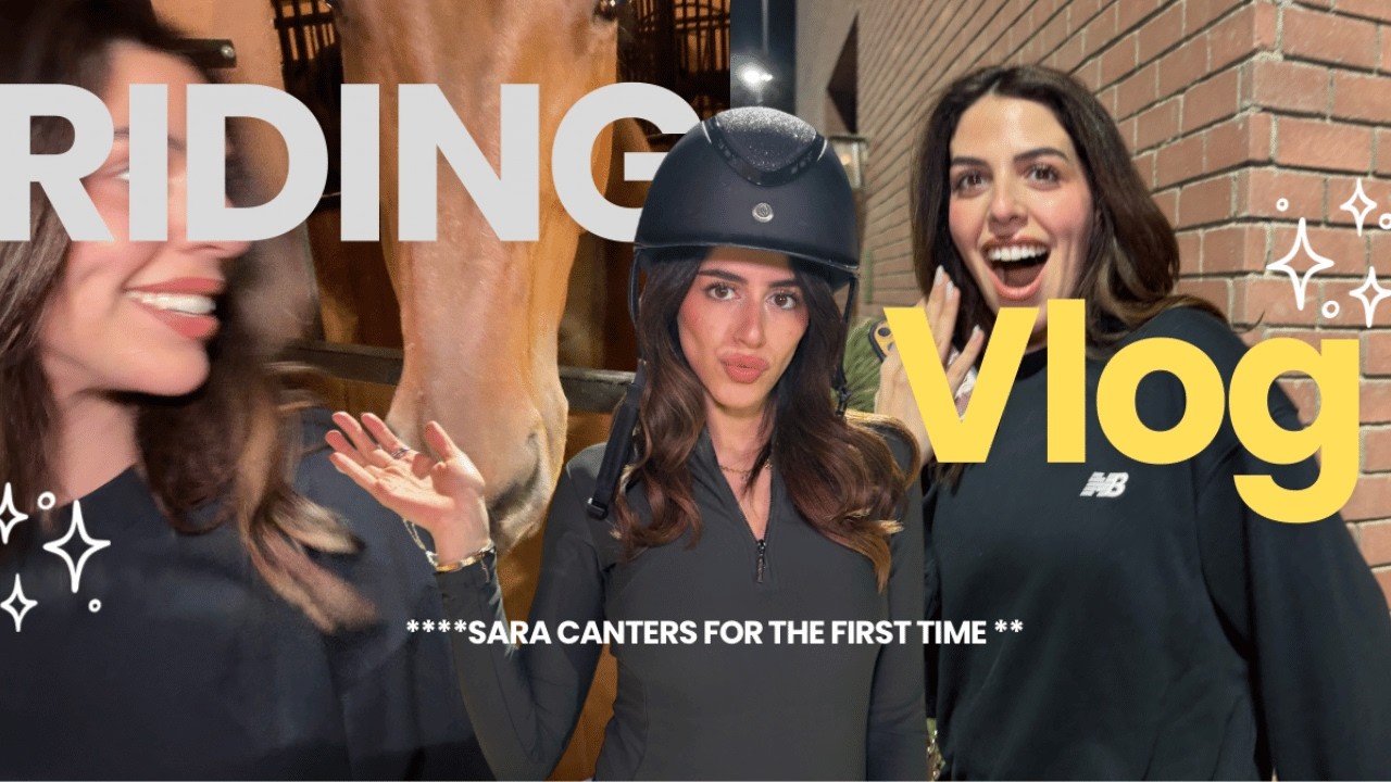 HORSE RIDING VLOG WITH MY SISTER *WE END UP FIGHTING*