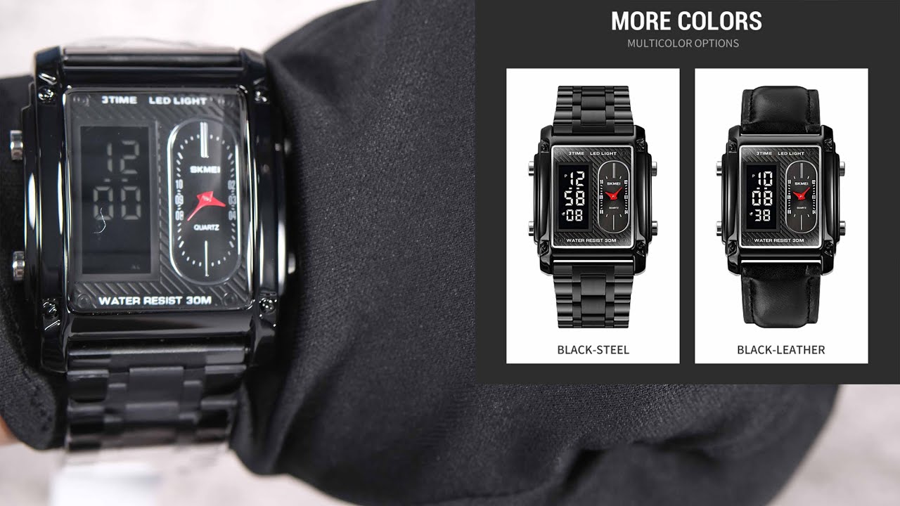 SKMEI 1868 - Review & Setting Jam Tangan Pria Dual Time Fashion (Waktushop Indonesia)