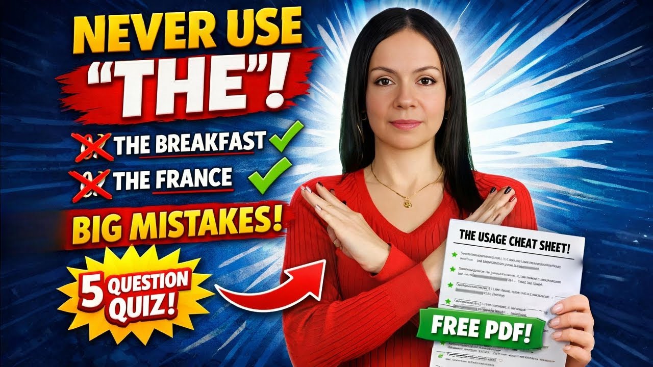 Never Use “THE” | Stop Making This Mistake!
