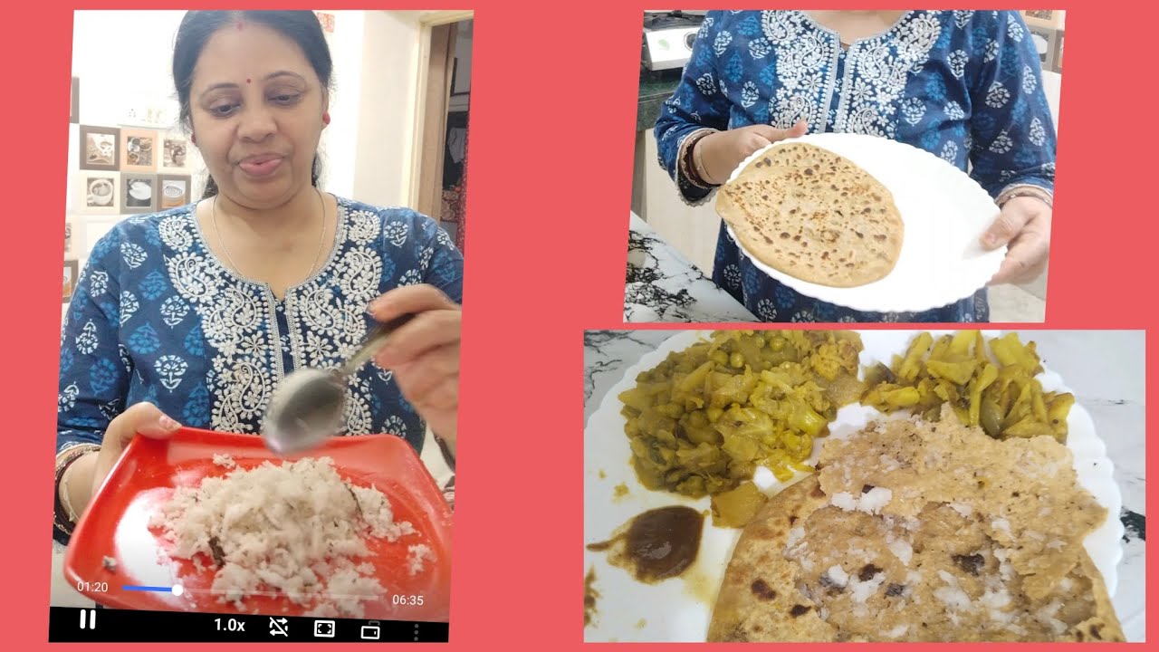 Coconut ka Paratha Mithi bali |. Meri Rasoi 