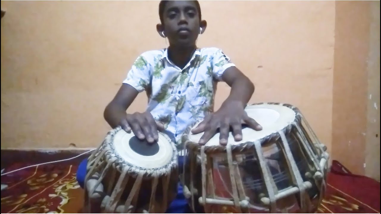 චන්ද්‍රමන්ඩලේ සැතැපුන - Chandramandale Sathepuna | Tabla Cover by Sasan Hiranya