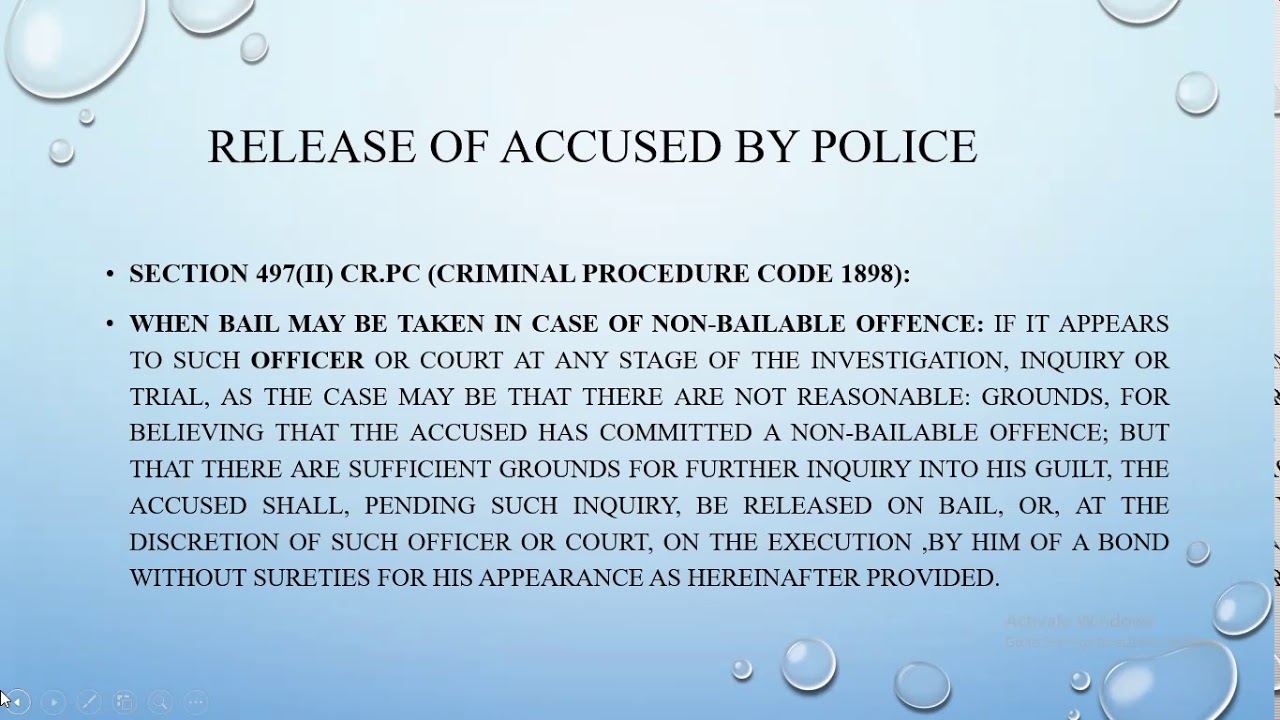 Bail by Police | 497 Cr.Pc 1898 | By Advocate Mansoor A Chachar