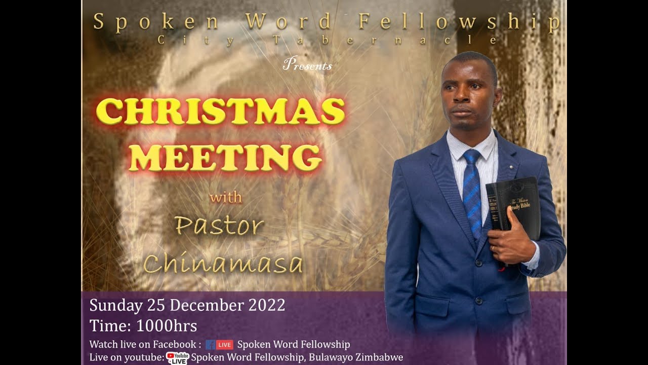 Christmas Meeting With Pastor Chinamasa
