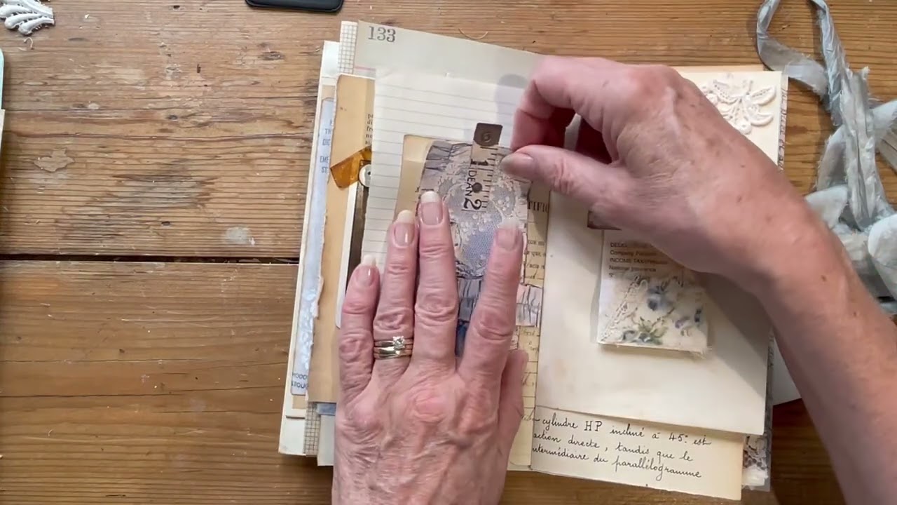 Journal flip through of ‘The Gentle Seamstress’ - @ThePaperCameo Needlework kits 3 & 4 