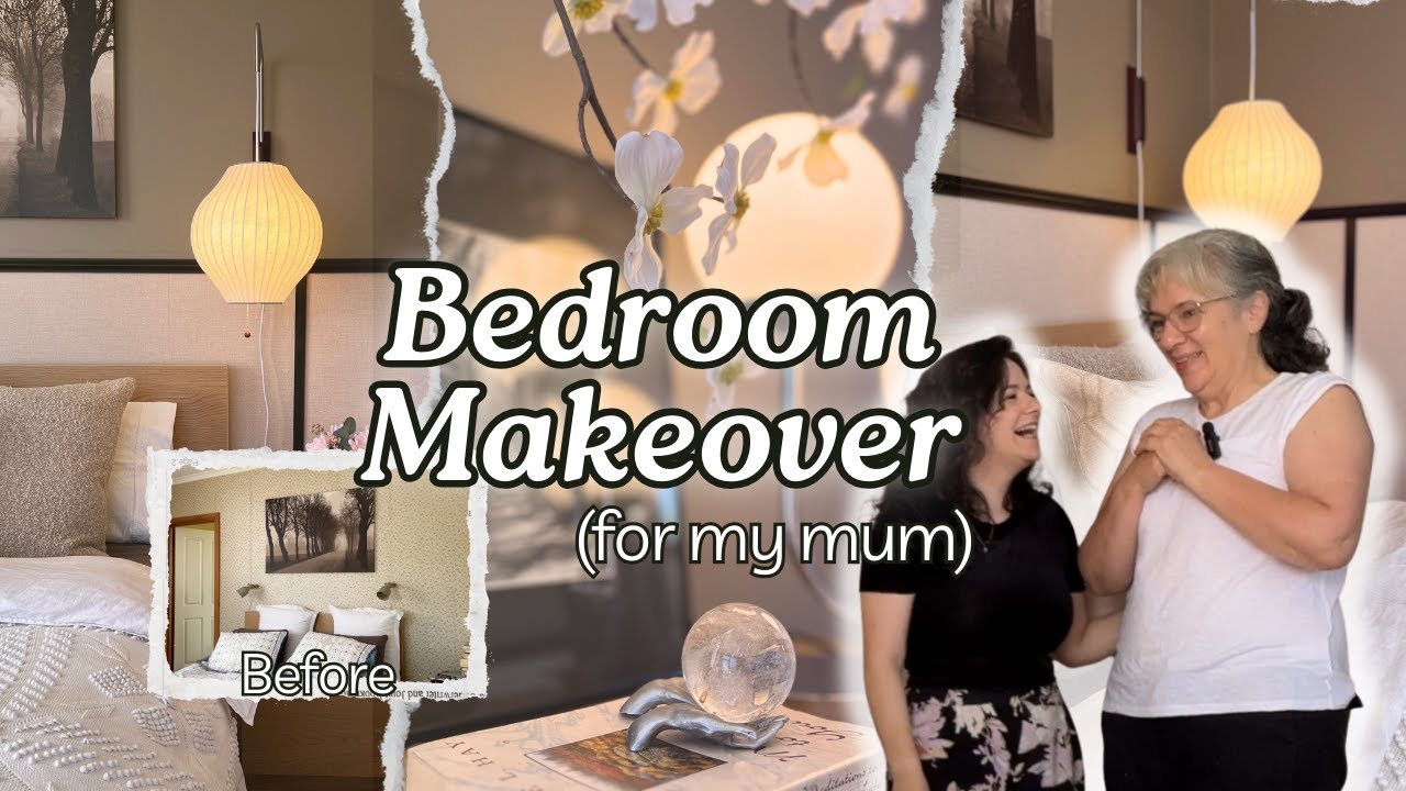 JAPANDI INSPIRED BEDROOM MAKEOVER | EXTREME DIY TRANSFORMATION ON A BUDGET | COSY WITH A RETRO TOUCH