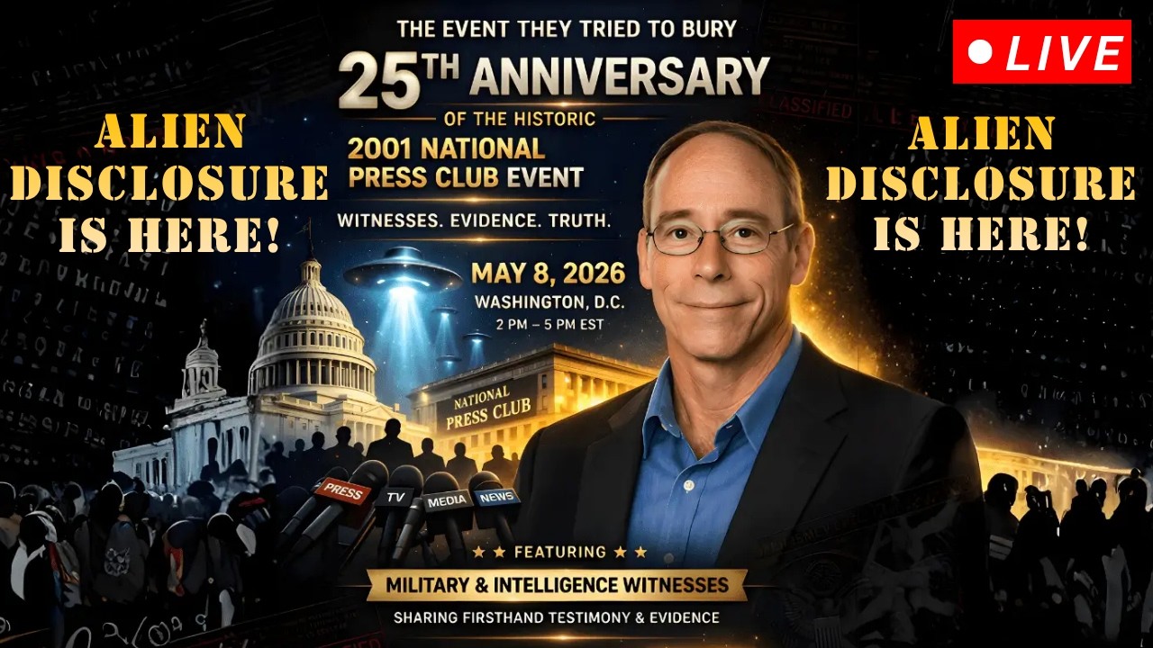 Dr. Steven Greer's National Press Club Event | The Disclosure Project 25th Anniversary