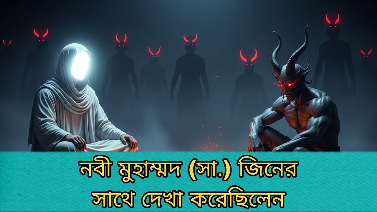 নবী মুহাম্মদ (সা.) জিনের সাথে দেখা | Prophet Muhammad (SAW) Met the Jinn | Islamic Story Bangla