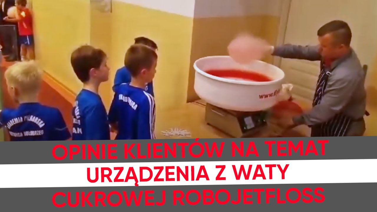 Opinie klient&oacute;w na temat urządzenia z waty cukrowej RoboJetFloss