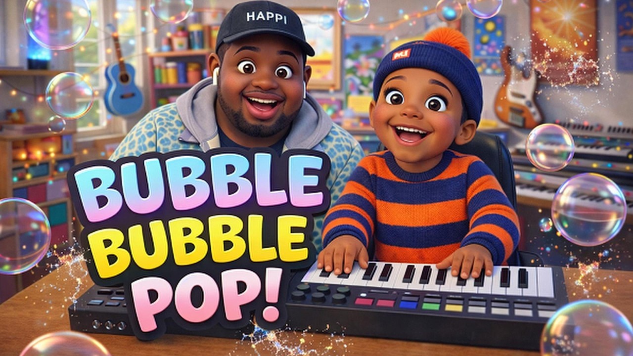 Bubble Bubble Pop | Fun Kids Song by Happi & MJ