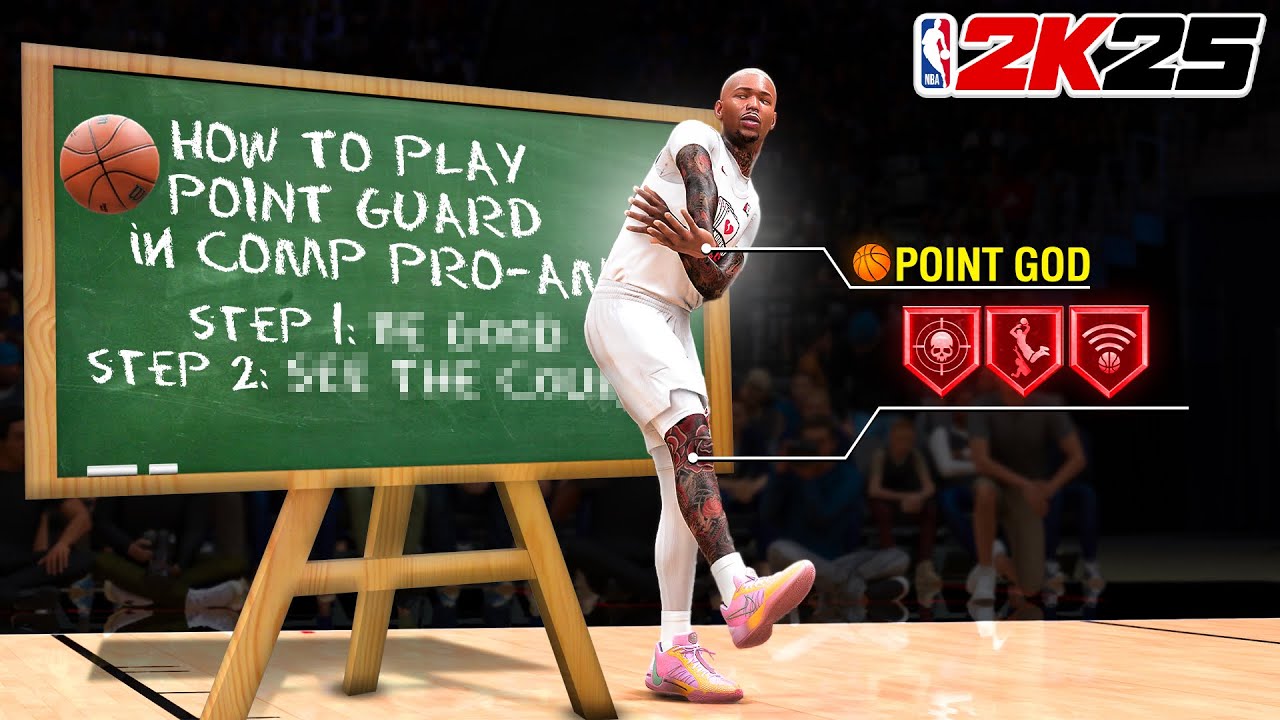 Как играть на позиции разыгрывающего защитника в Comp Proam в NBA 2K25