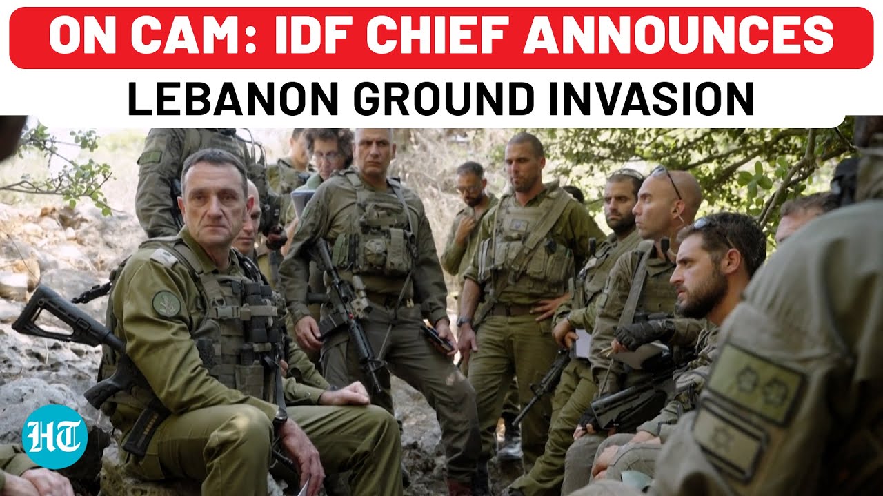 On Cam: Israel Army Chief Announces Lebanon Ground Invasion - 'Your Boots Will Enter…' | Hezbollah