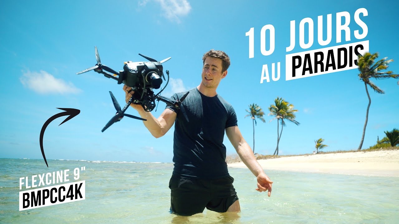 Mon Drone a Nagé dans les Caraïbes ^^