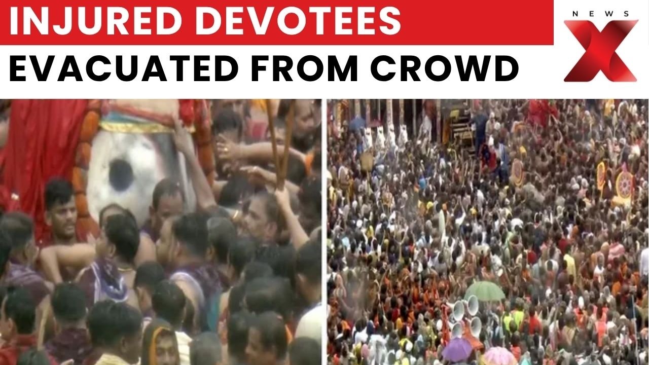 Puri Rath Yatra Stampede: Security Personnel Evacuate Injured Devotees | NewsX